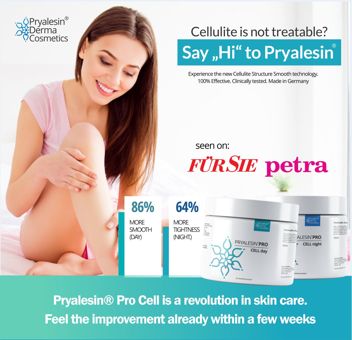 MyNaturalSecret - Pryalesin PROCELL 2 Day+Night Typ 1 - 3 Cellulite